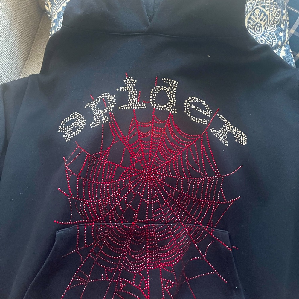 Red and black spider hoodie🕷️🕷️